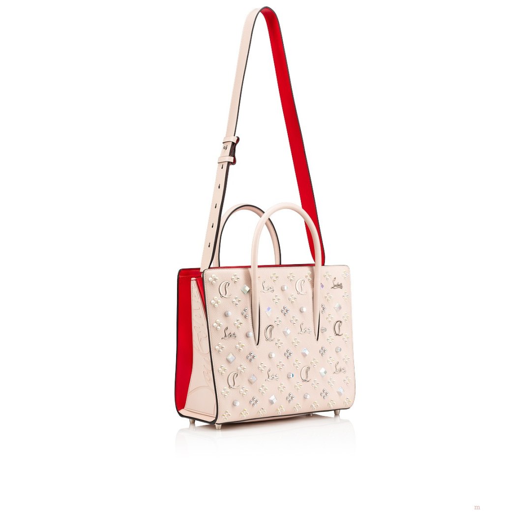 Christian Louboutin Paloma medium Women's Handbags Beige | KBMHWS374