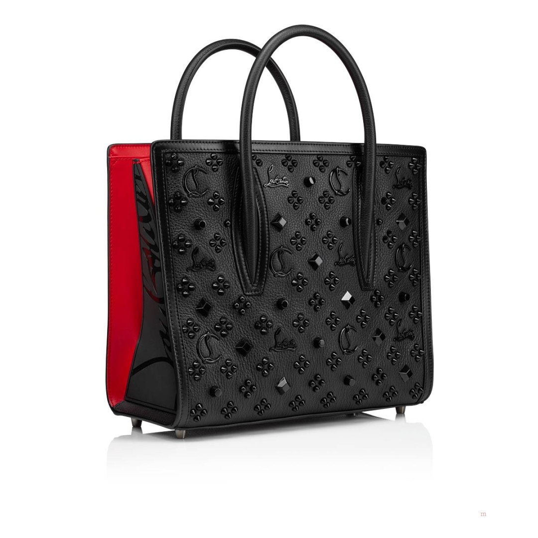 Christian Louboutin Paloma medium Women's Handbags Black | VTDLZS740