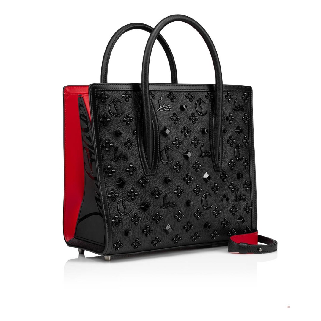 Christian Louboutin Paloma medium Women's Handbags Black | VTDLZS740