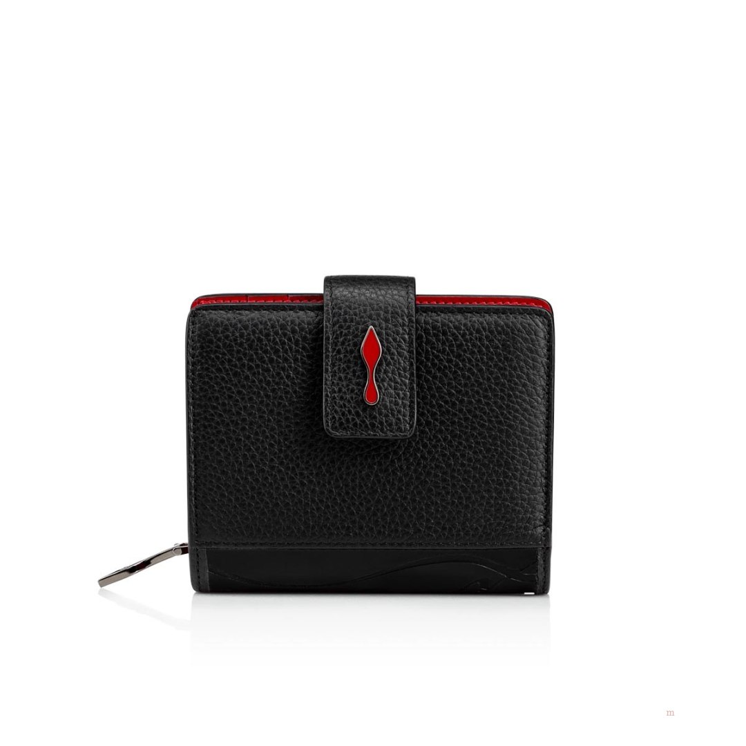 Christian Louboutin Paloma mini wallet Women's Wallet Black | RYBOWT703