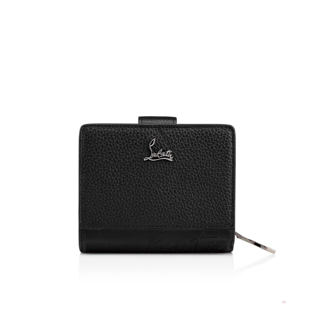 Christian Louboutin Paloma mini wallet Women's Wallet Black | RYBOWT703