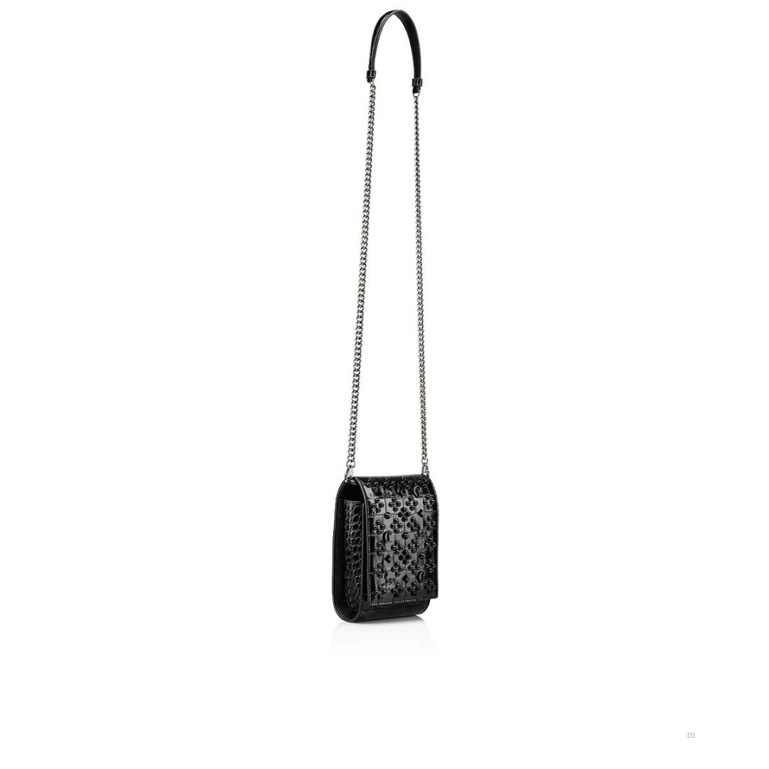 Christian Louboutin Paloma phone pouch Women's Pouch Black | FLOBHP248