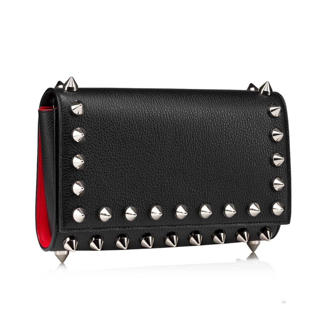 Christian Louboutin Paloma pouch Women's Clutch Bag Black | KASRVT385