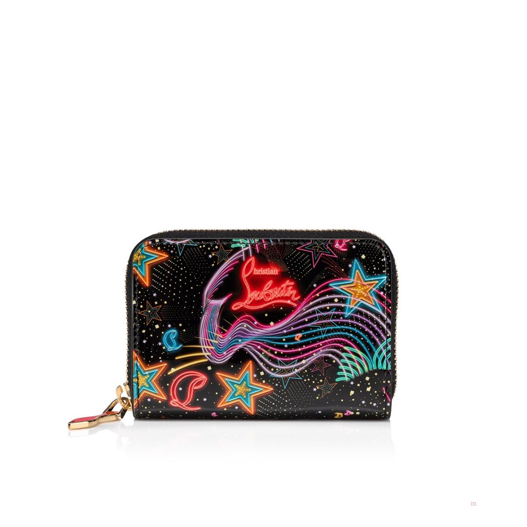 Christian Louboutin Panettone coin purse Women's Purse Black | QXOYWE316