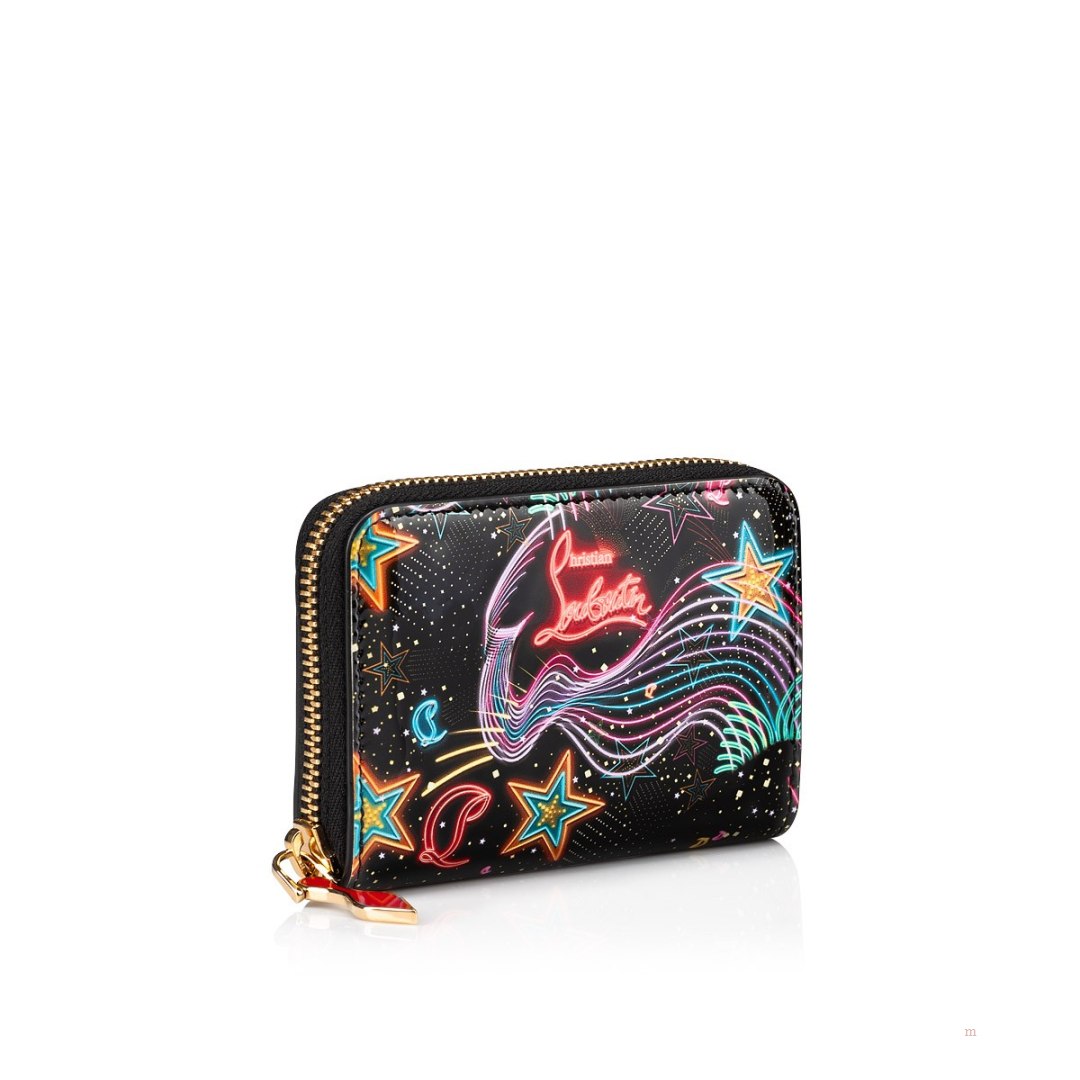 Christian Louboutin Panettone coin purse Women's Purse Black | QXOYWE316