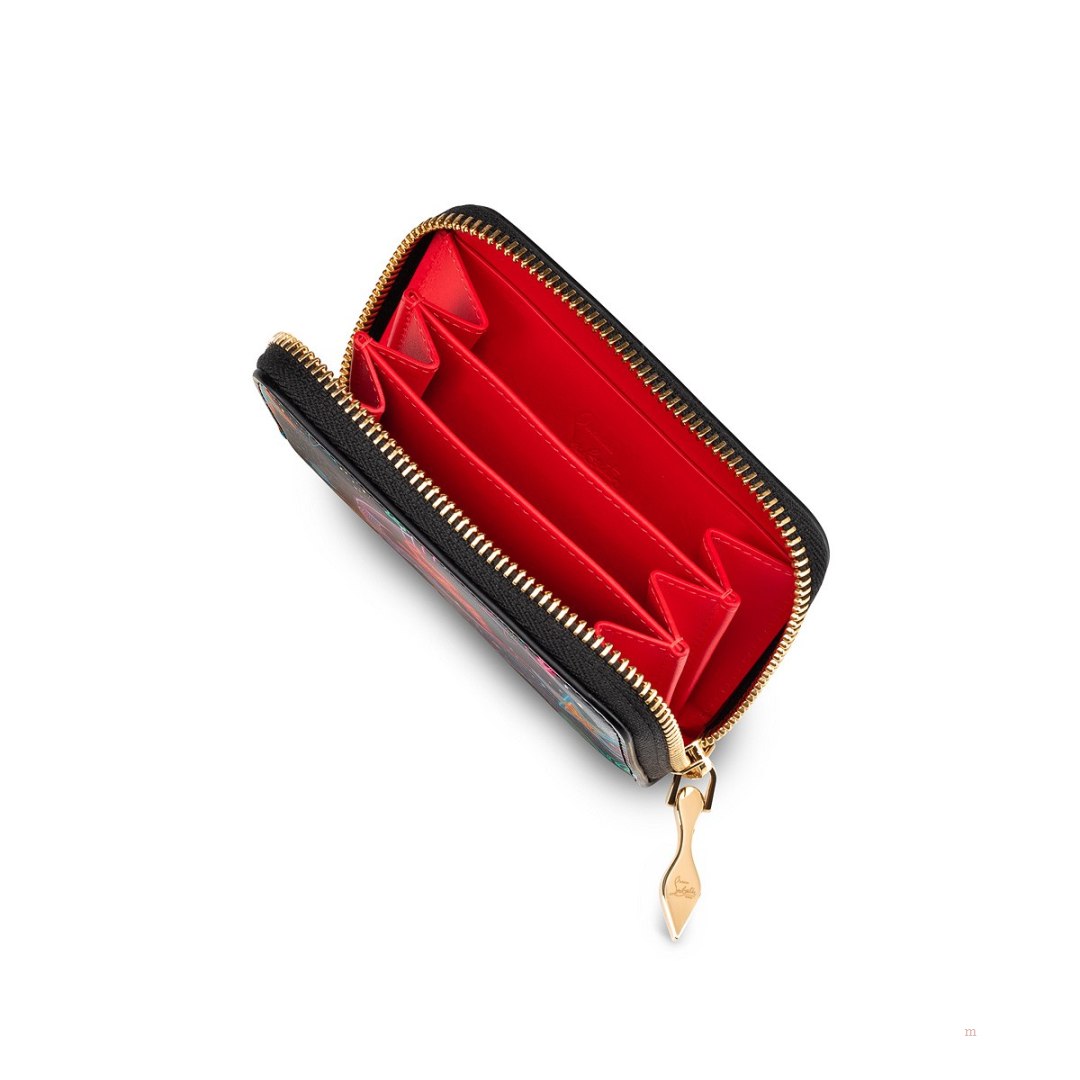 Christian Louboutin Panettone coin purse Women's Purse Black | QXOYWE316