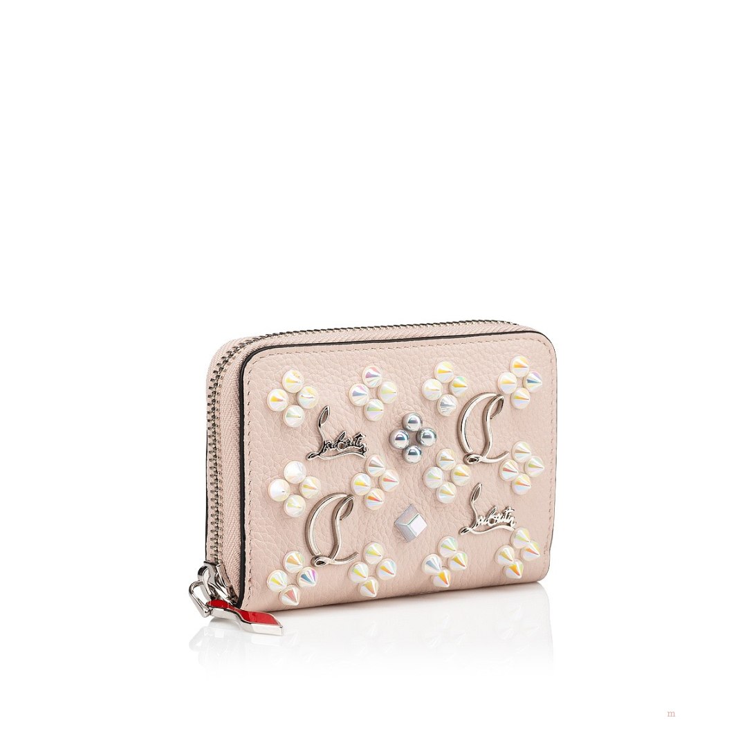 Christian Louboutin Panettone coin purse Women's Purse Beige | TRGPJQ475