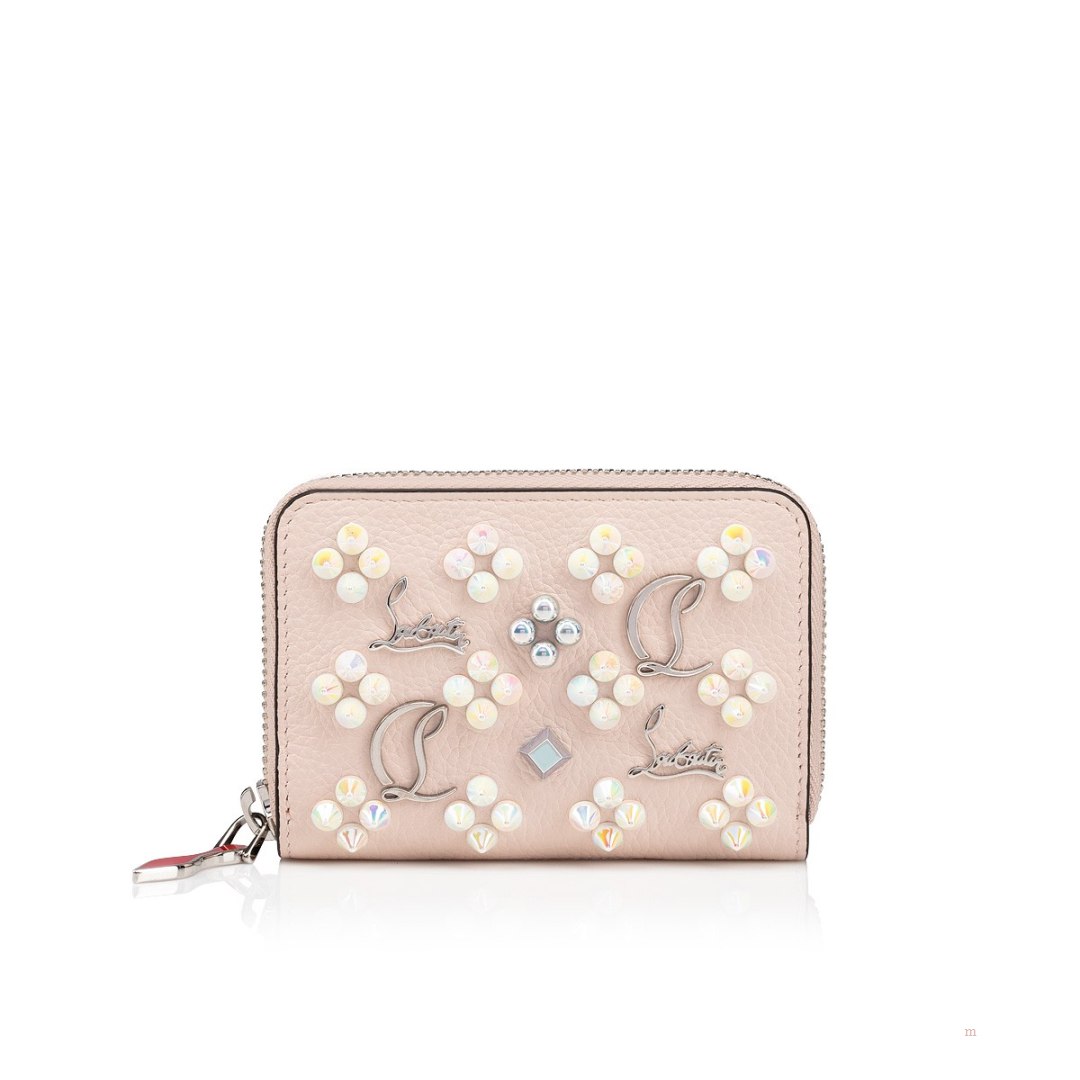 Christian Louboutin Panettone coin purse Women\'s Purse Beige | TRGPJQ475