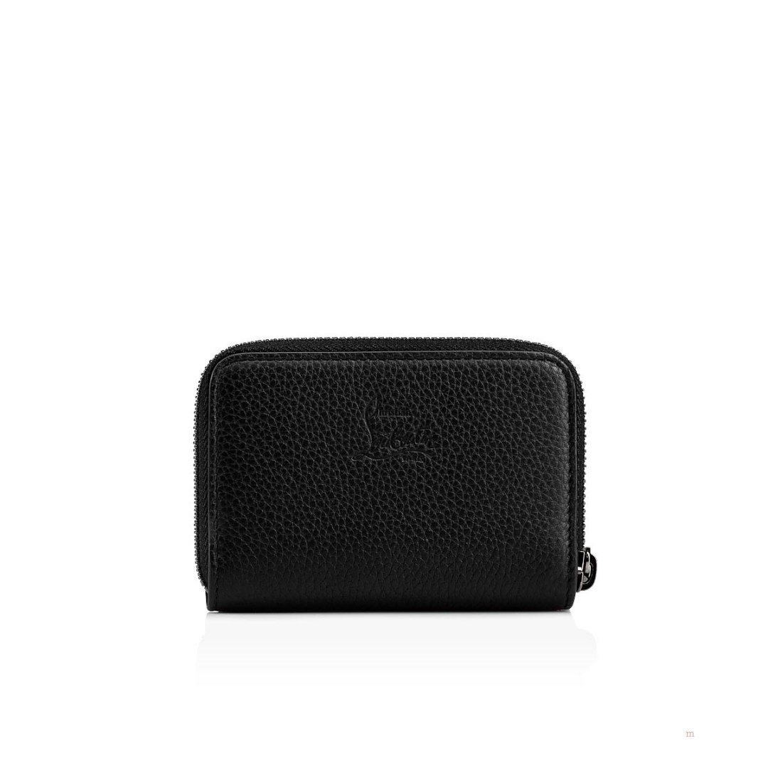 Christian Louboutin Panettone coin purse Women's Purse Black | VBOUZL149