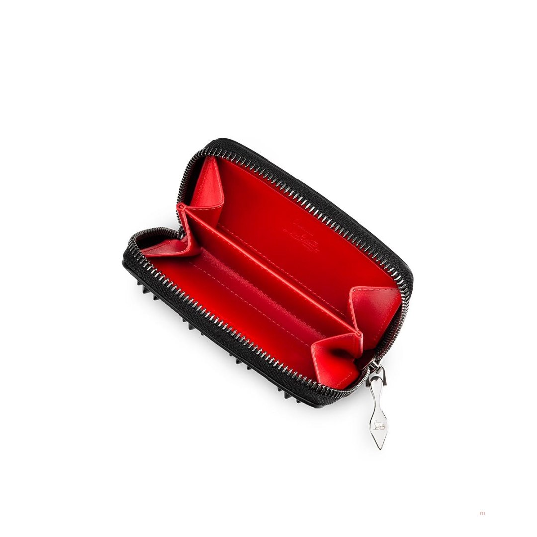 Christian Louboutin Panettone coin purse Women's Purse Black | VBOUZL149