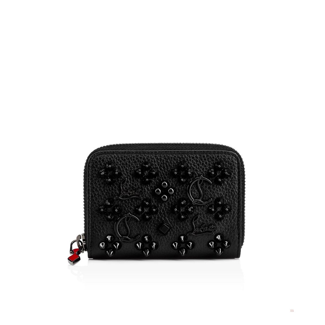 Christian Louboutin Panettone coin purse Women\'s Purse Black | VBOUZL149