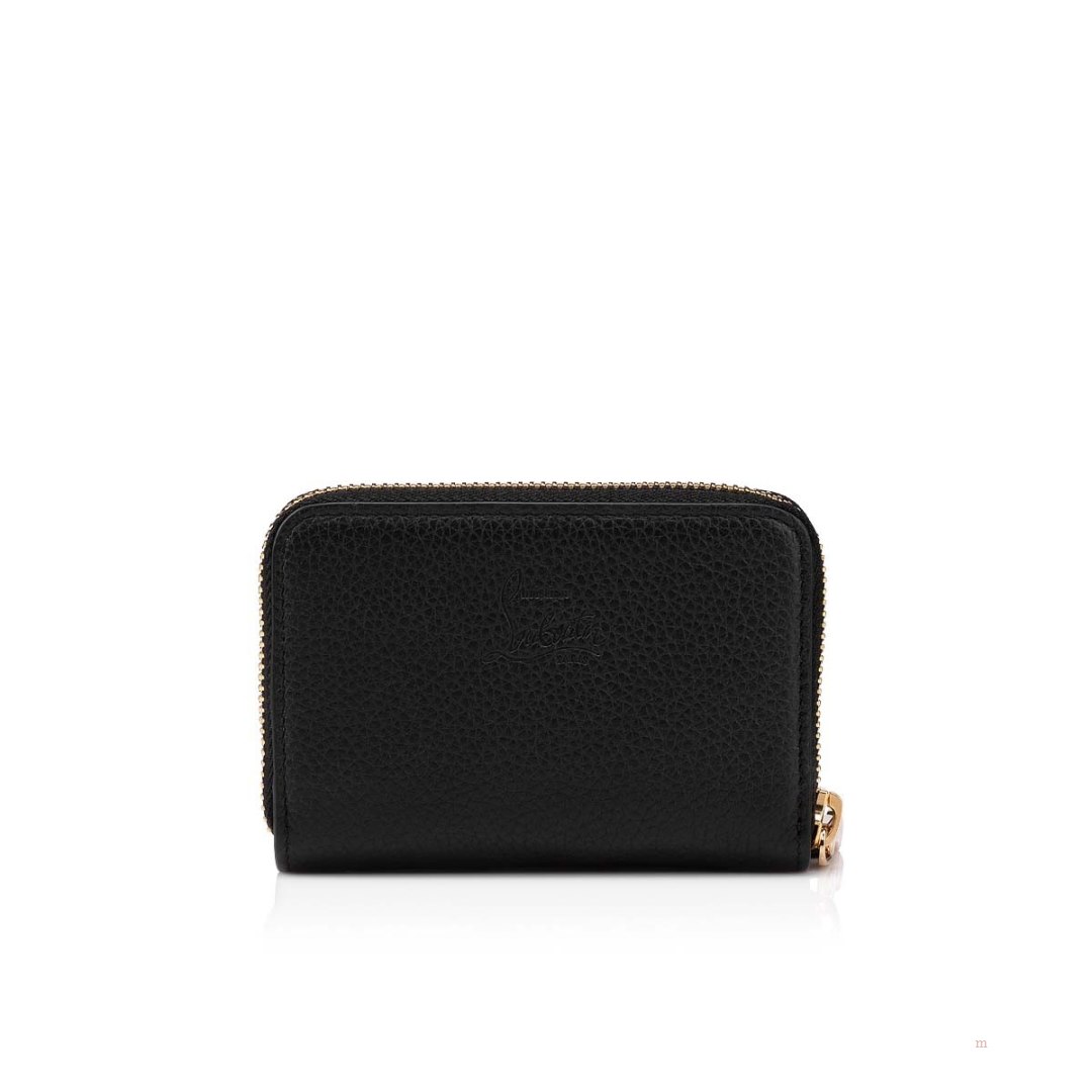 Christian Louboutin Panettone coin purse Women's Purse Black | YHBLPS076