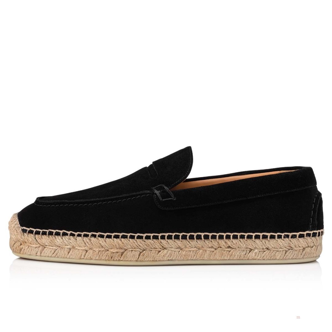 Christian Louboutin Paquepapa Men's Espadrilles Black | BMTRPG863