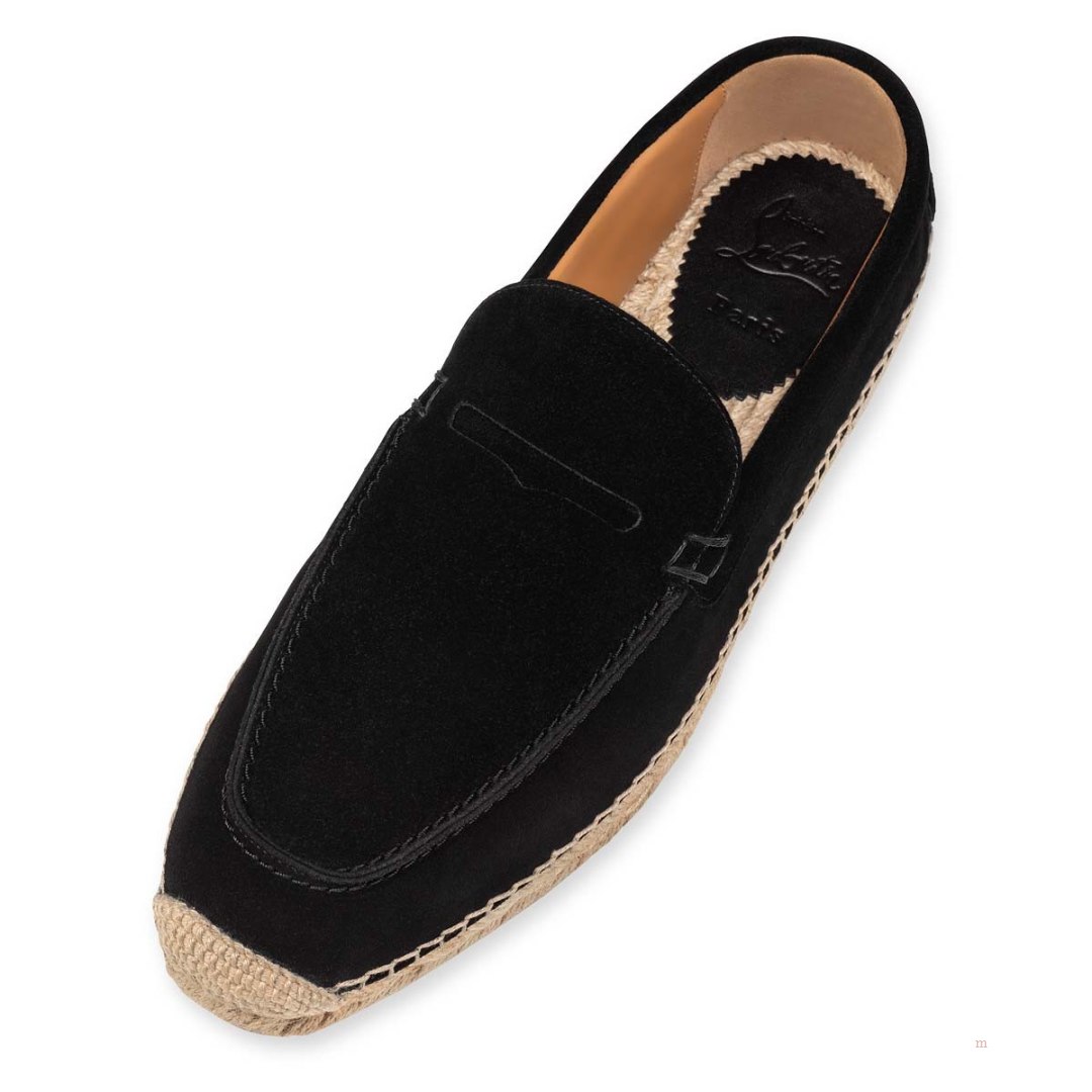 Christian Louboutin Paquepapa Men's Espadrilles Black | BMTRPG863