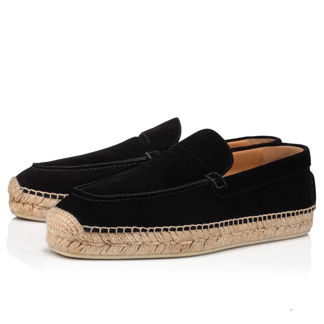 Christian Louboutin Paquepapa Men\'s Espadrilles Black | BMTRPG863