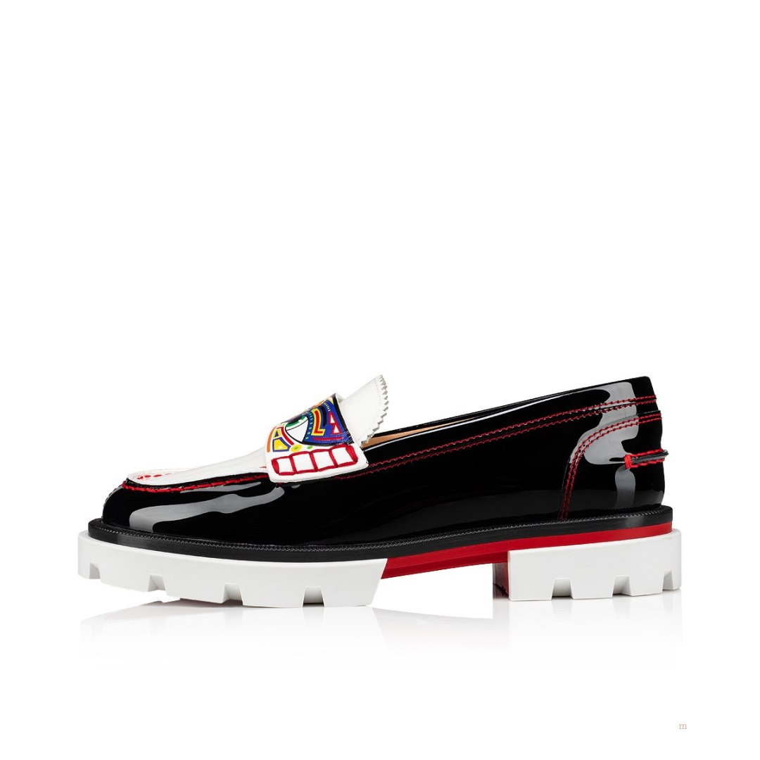 Christian Louboutin Poupetimoc Boys' Loafers Black | YEFUIN306