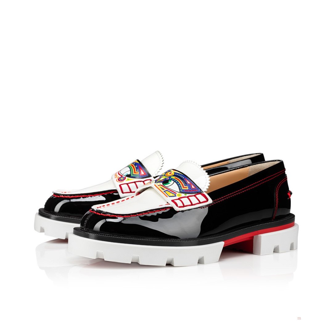 Christian Louboutin Poupetimoc Boys\' Loafers Black | YEFUIN306