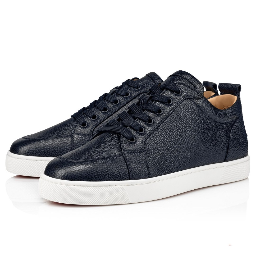 Christian Louboutin Rantulow Men's Low Top Sneakers Blue | RCBZGQ803