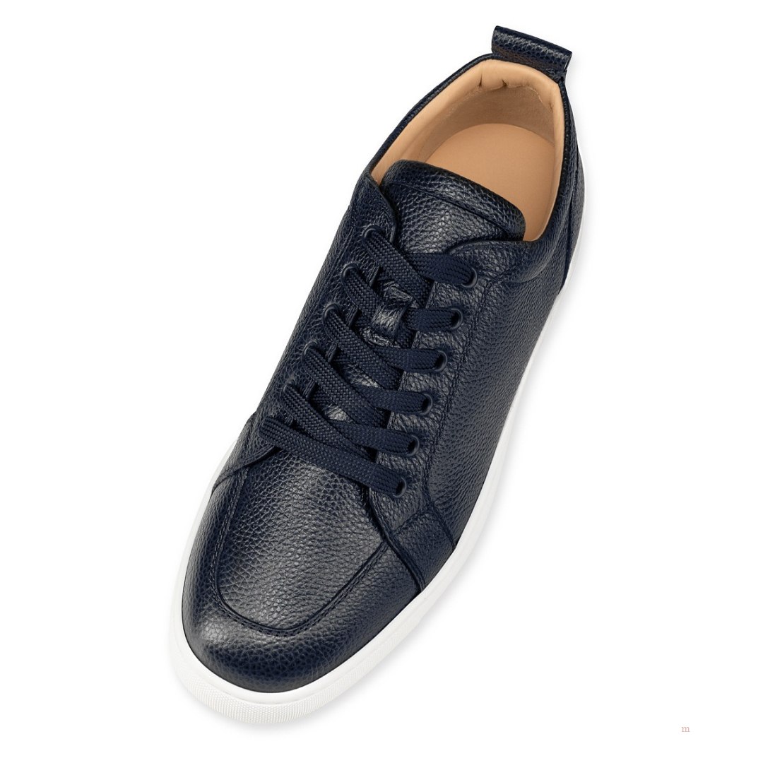 Christian Louboutin Rantulow Men's Low Top Sneakers Blue | RCBZGQ803