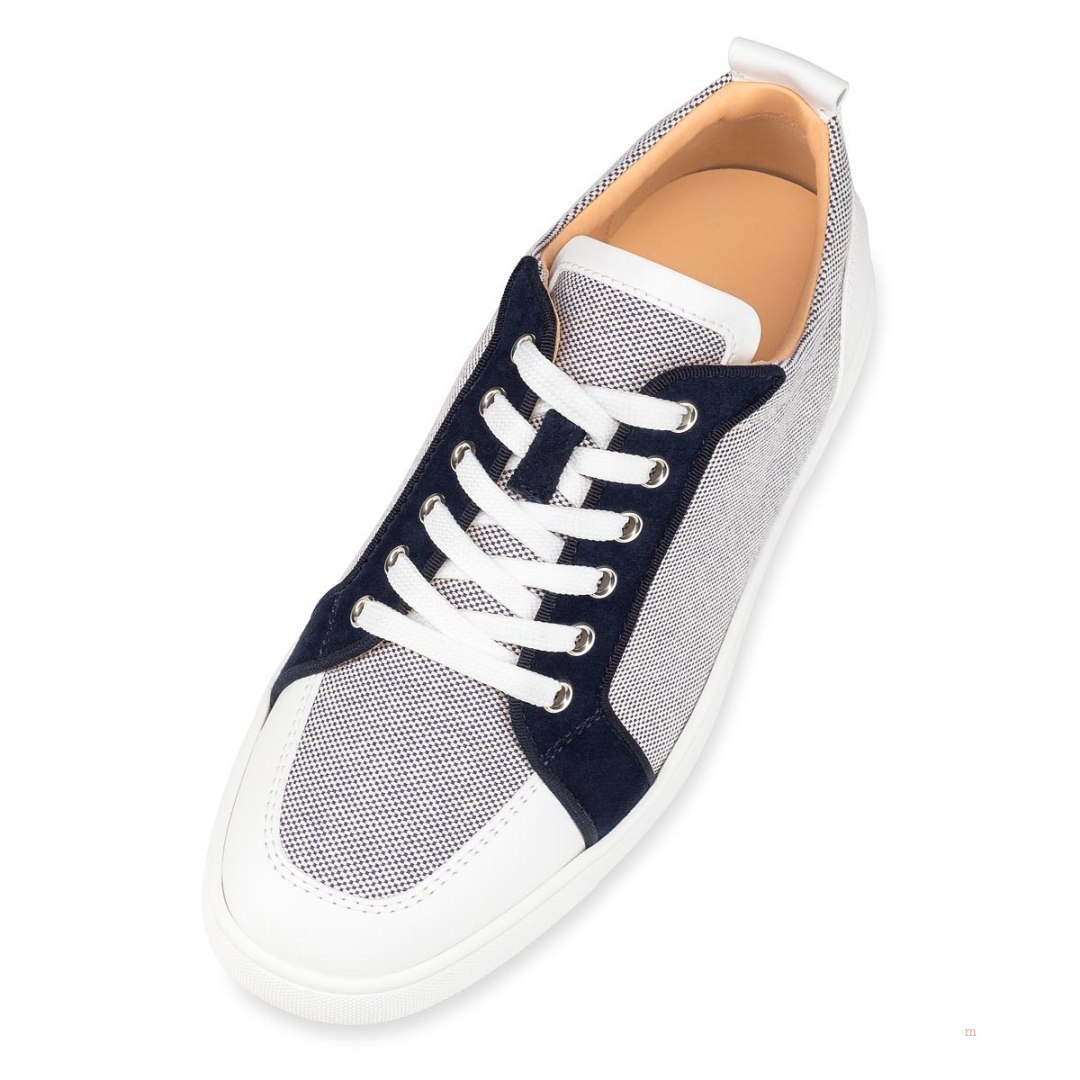 Christian Louboutin Rantulow Men's Low Top Sneakers Navy | XGCKJU672