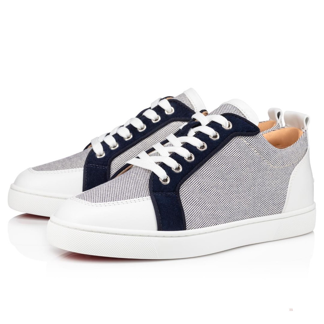 Christian Louboutin Rantulow Men\'s Low Top Sneakers Navy | XGCKJU672