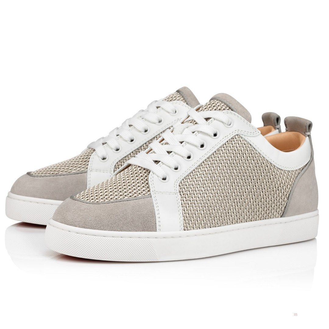 Christian Louboutin Rantulow Men\'s Low Top Sneakers Grey | YEPVMX312