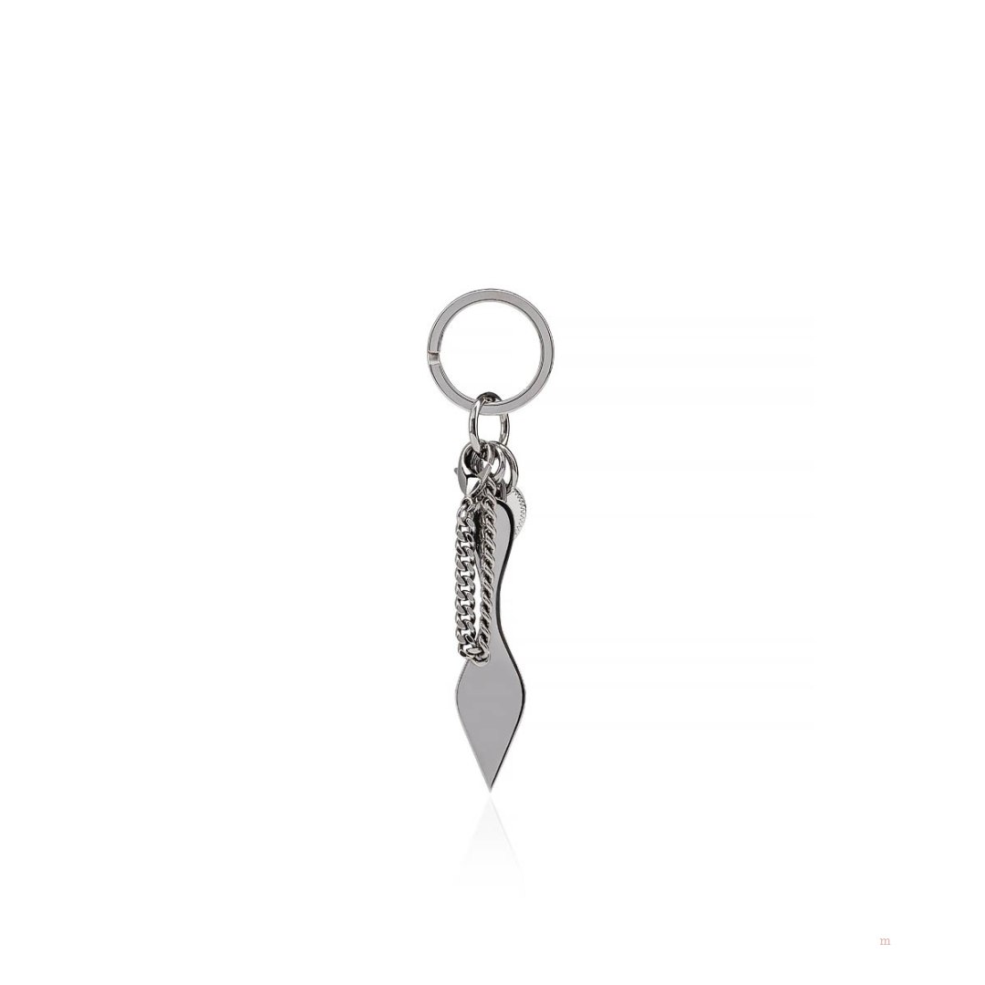 Christian Louboutin Red Sole keyring Women's Keyring Black | LBJNTI659