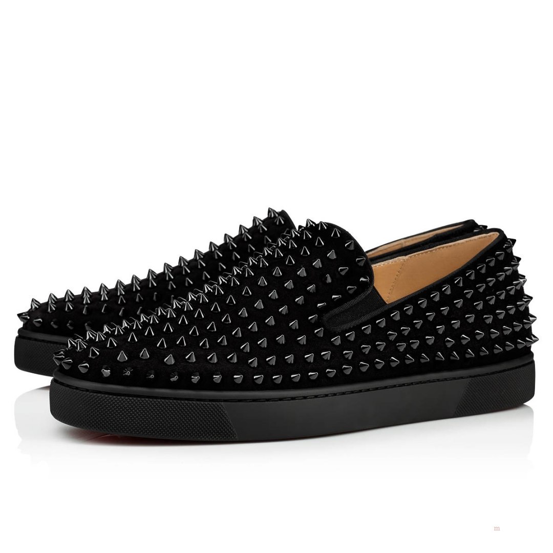 Christian Louboutin Roller-Boat Men\'s Sneakers Black | CPFVNE579