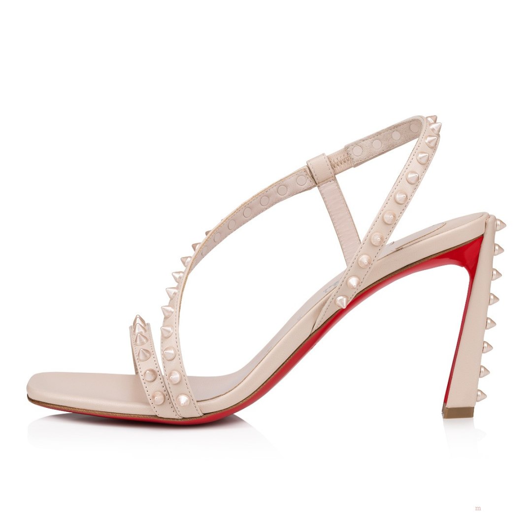 Christian Louboutin Rosa Condorapik Women's Sandals Beige | FVPQUH453