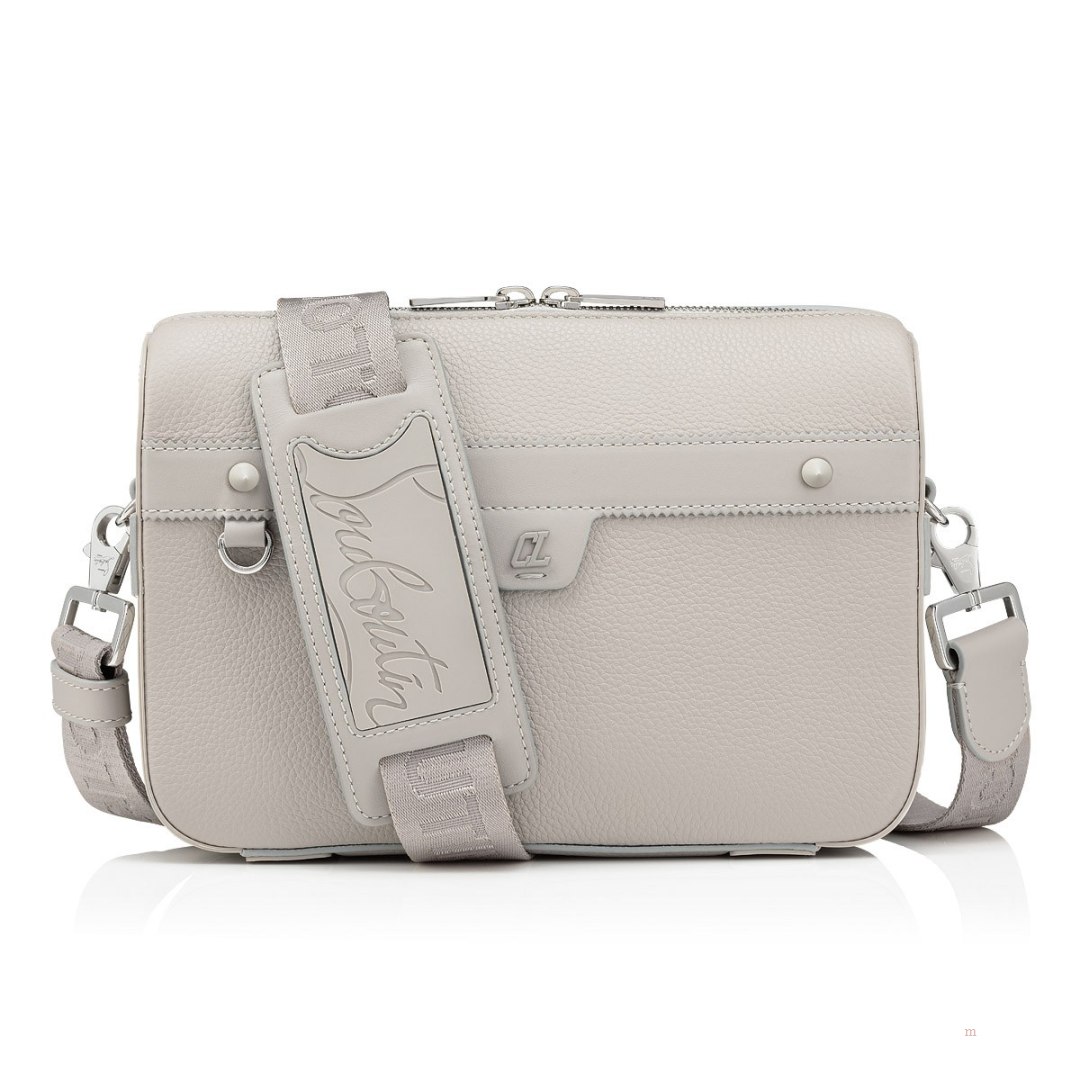 Christian Louboutin Ruisbuddy Men's Messenger Bag Grey | RZNQVS704