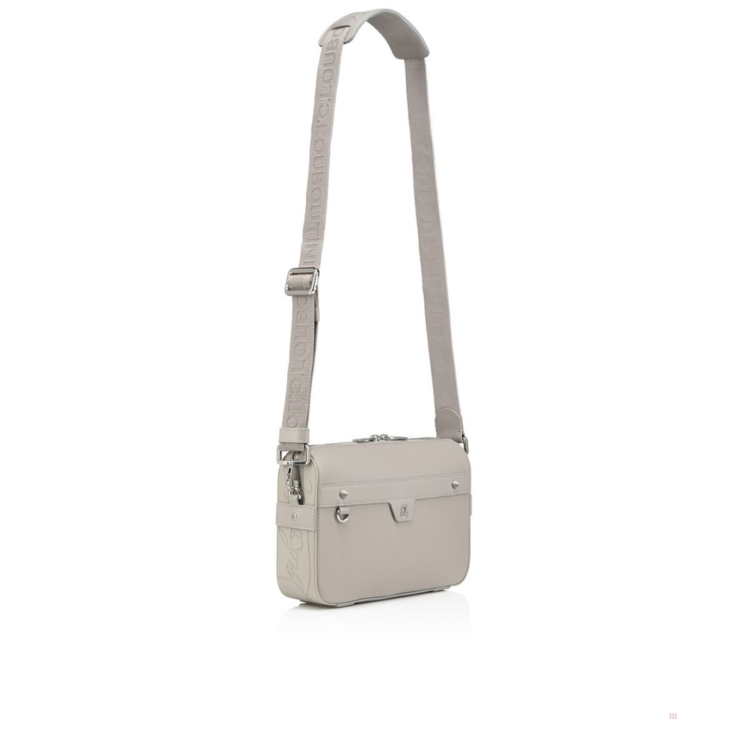 Christian Louboutin Ruisbuddy Men's Messenger Bag Grey | RZNQVS704