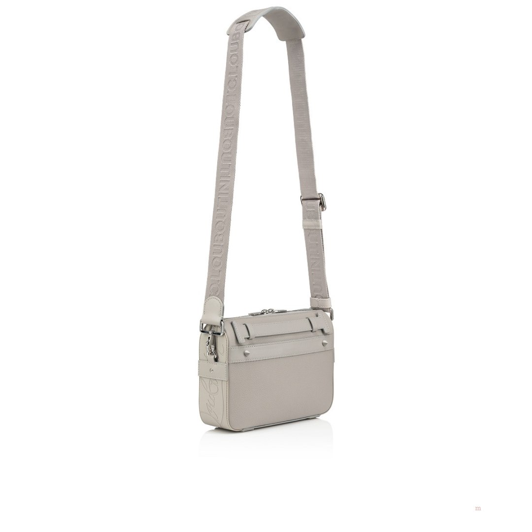 Christian Louboutin Ruisbuddy Men's Messenger Bag Grey | RZNQVS704