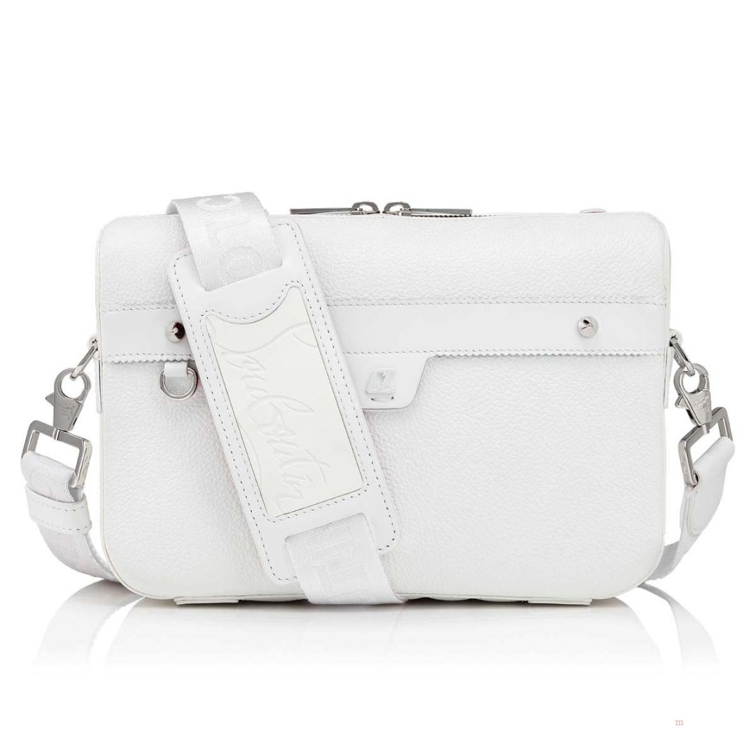 Christian Louboutin Ruisbuddy Men's Messenger Bag White | SGHXYM317