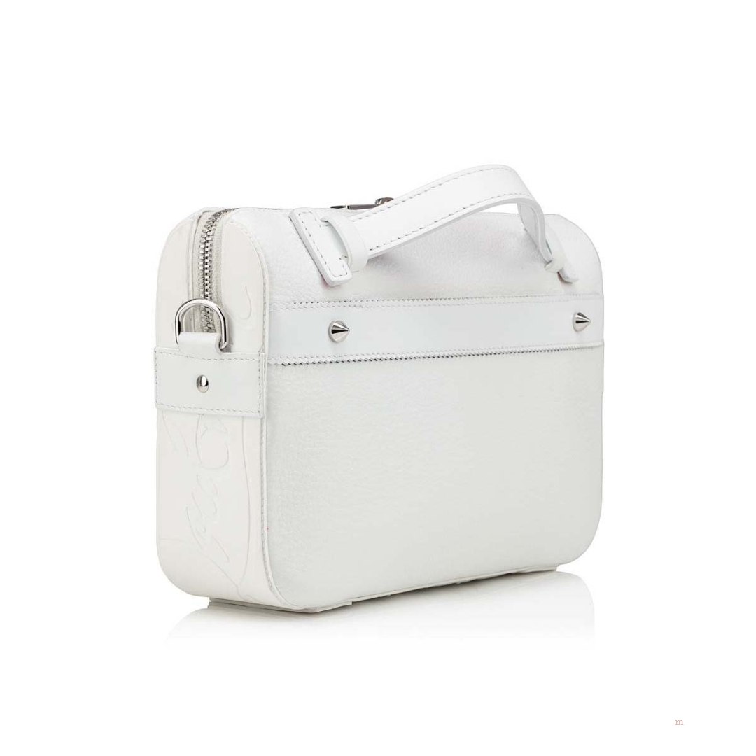 Christian Louboutin Ruisbuddy Men's Messenger Bag White | SGHXYM317