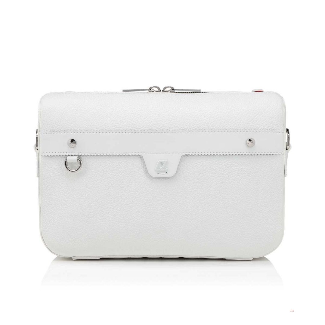 Christian Louboutin Ruisbuddy Men's Messenger Bag White | SGHXYM317