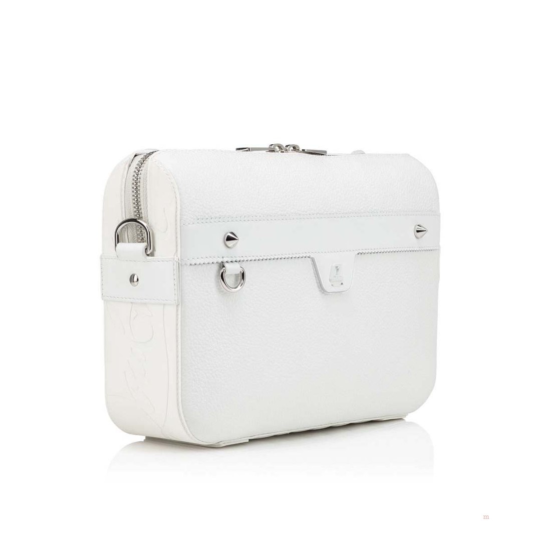 Christian Louboutin Ruisbuddy Men's Messenger Bag White | SGHXYM317