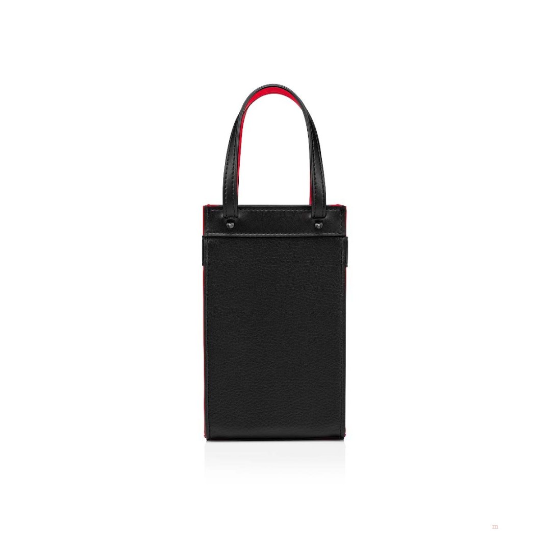 Christian Louboutin Ruistote nano Men's Tote Bag Black | KASYTB302