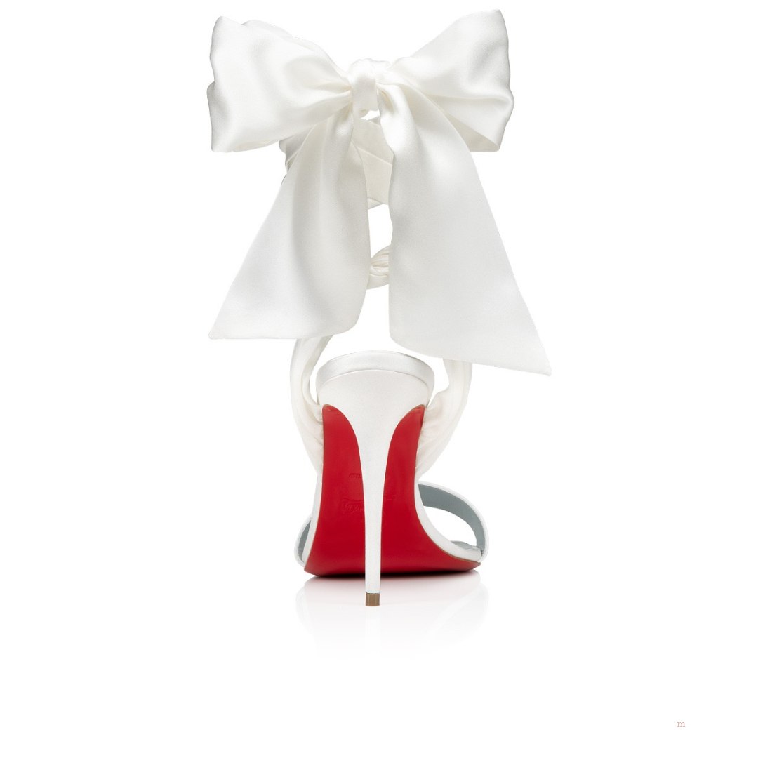 Christian Louboutin Sandale du Désert Women's Sandals White | XRMWIU482