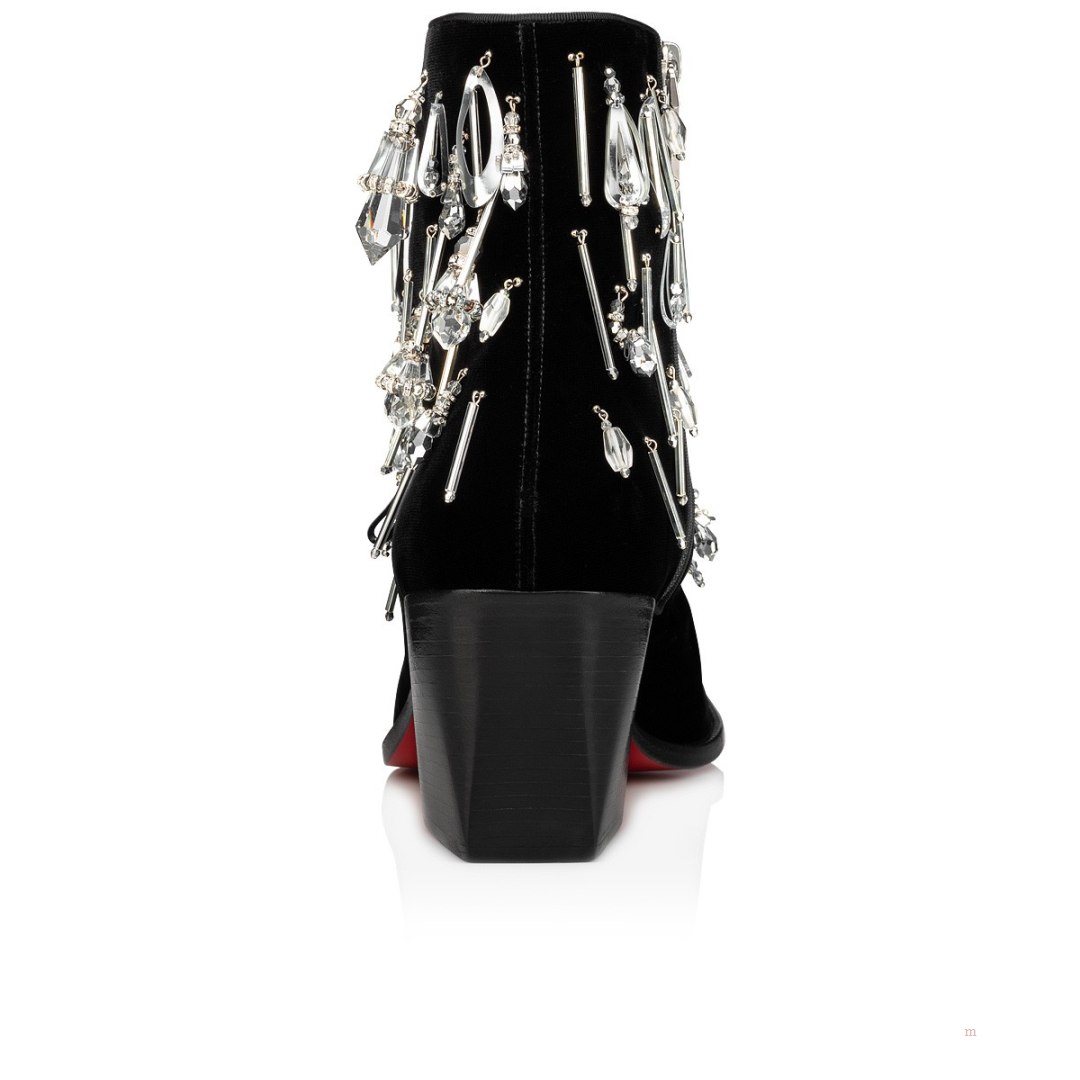 Christian Louboutin Save the Pampilla Men's Ankle Boots Black | PDJHFM738