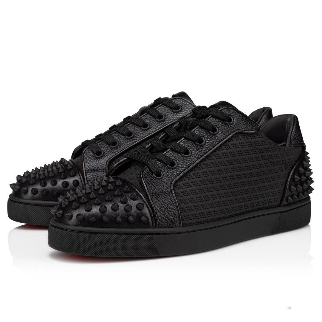 Christian Louboutin Seavaste 2 Men's Low Top Sneakers Black | ETBKZX254