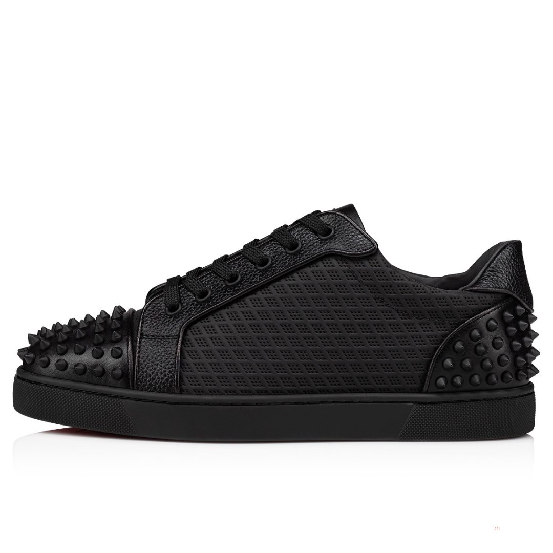 Christian Louboutin Seavaste 2 Men's Low Top Sneakers Black | ETBKZX254