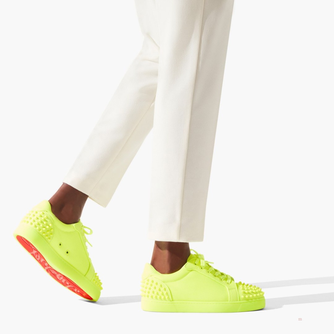 Christian Louboutin Seavaste 2 Men\'s Low Top Sneakers Yellow | HDGRCB639