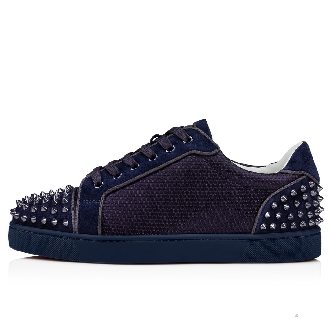 Christian Louboutin Seavaste 2 Men's Low Top Sneakers Blue | TXWYZU974