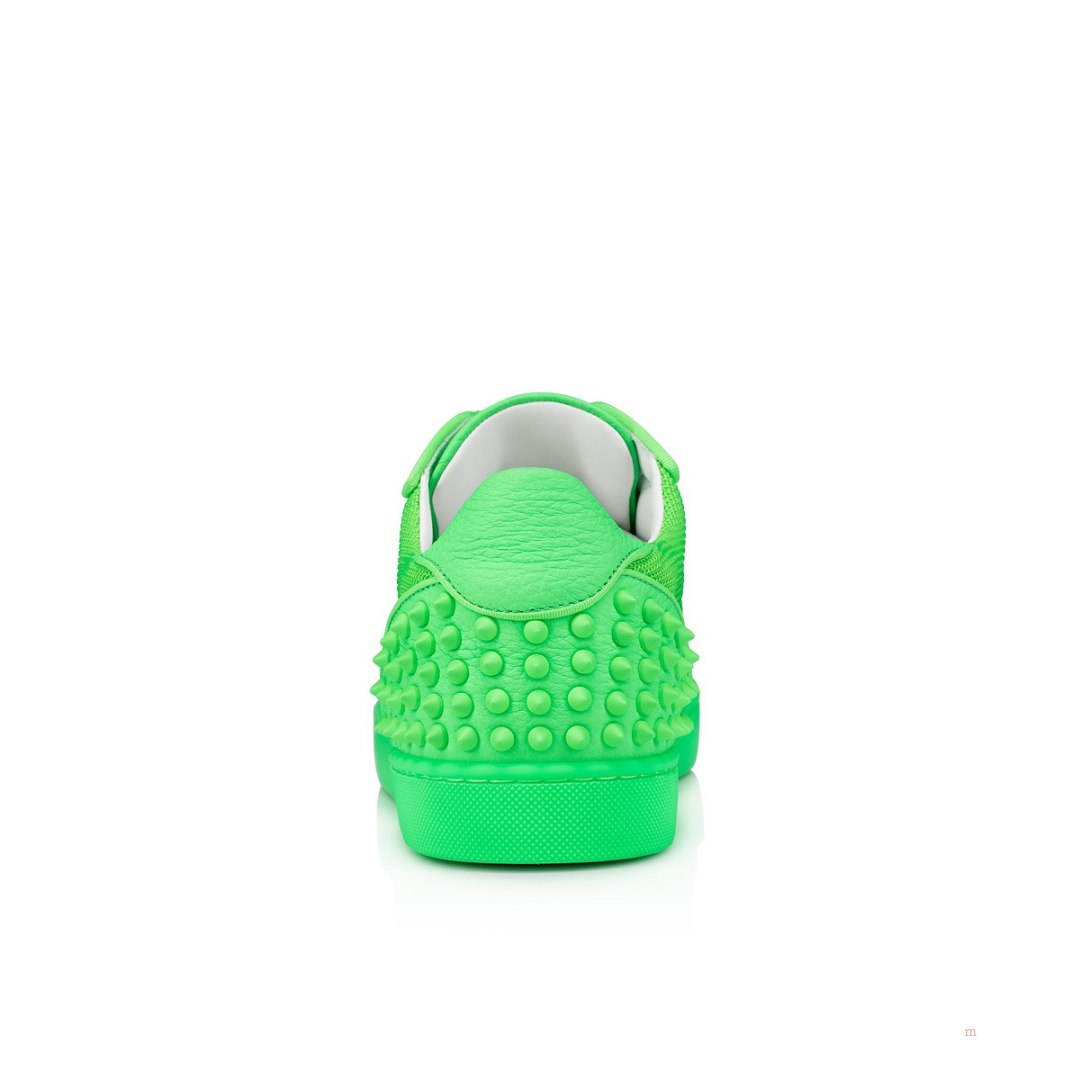 Christian Louboutin Seavaste 2 Men's Low Top Sneakers Green | WZHURE302