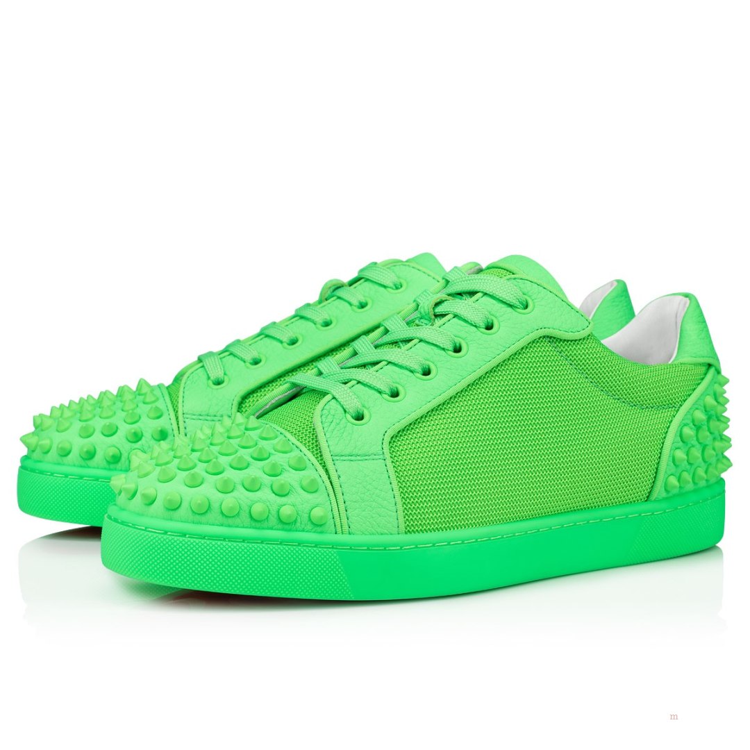 Christian Louboutin Seavaste 2 Men\'s Low Top Sneakers Green | WZHURE302