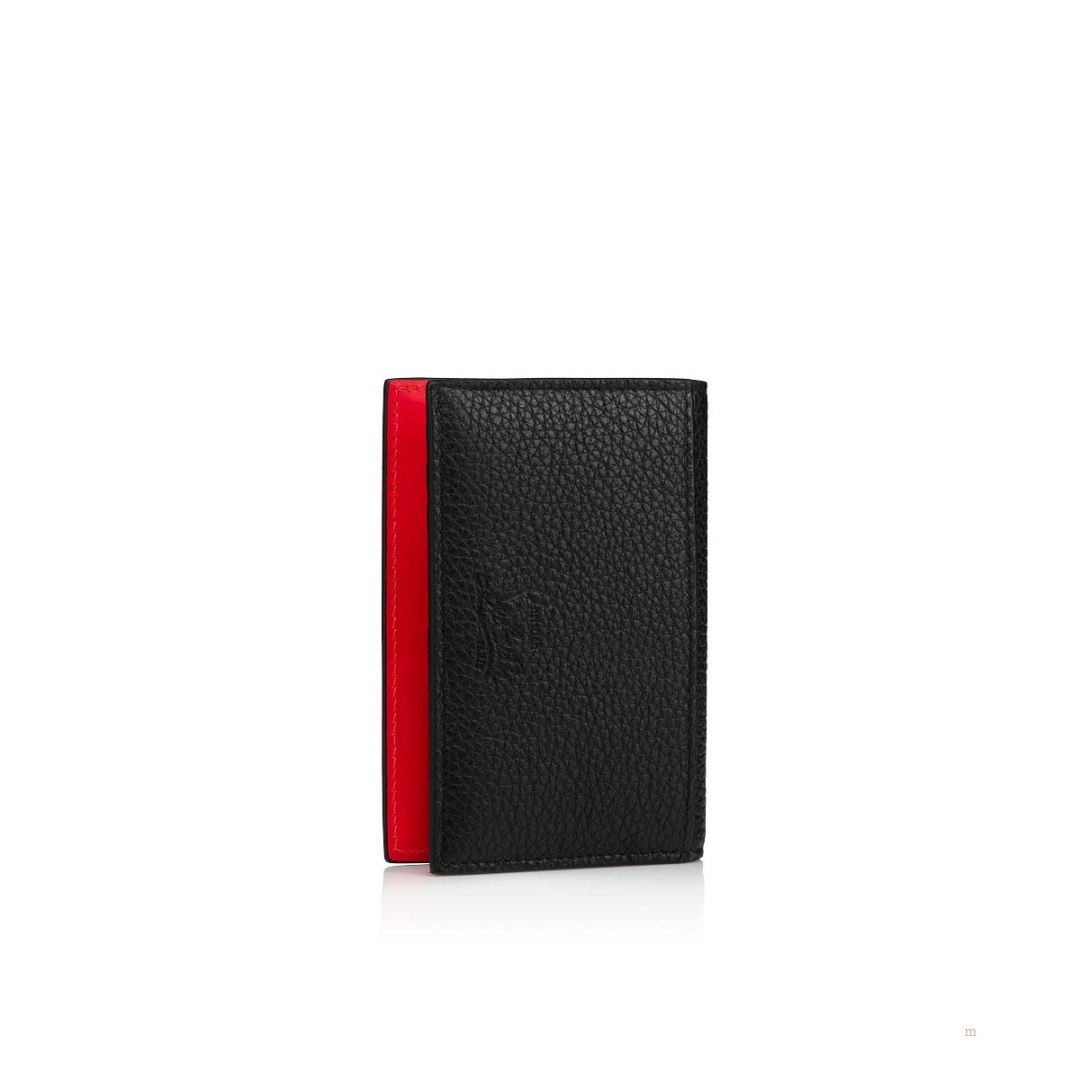 Christian Louboutin Sfinos Men's Card Holder Black | DPRCIJ435