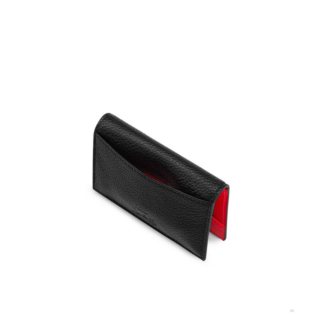 Christian Louboutin Sfinos Men's Card Holder Black | DPRCIJ435