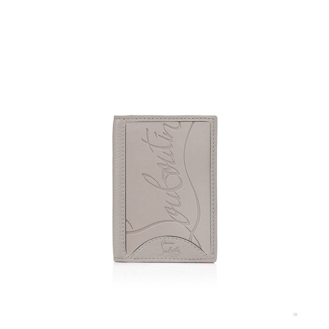 Christian Louboutin Sifnos card holder Men's Card Holder Grey | CEIVZH609