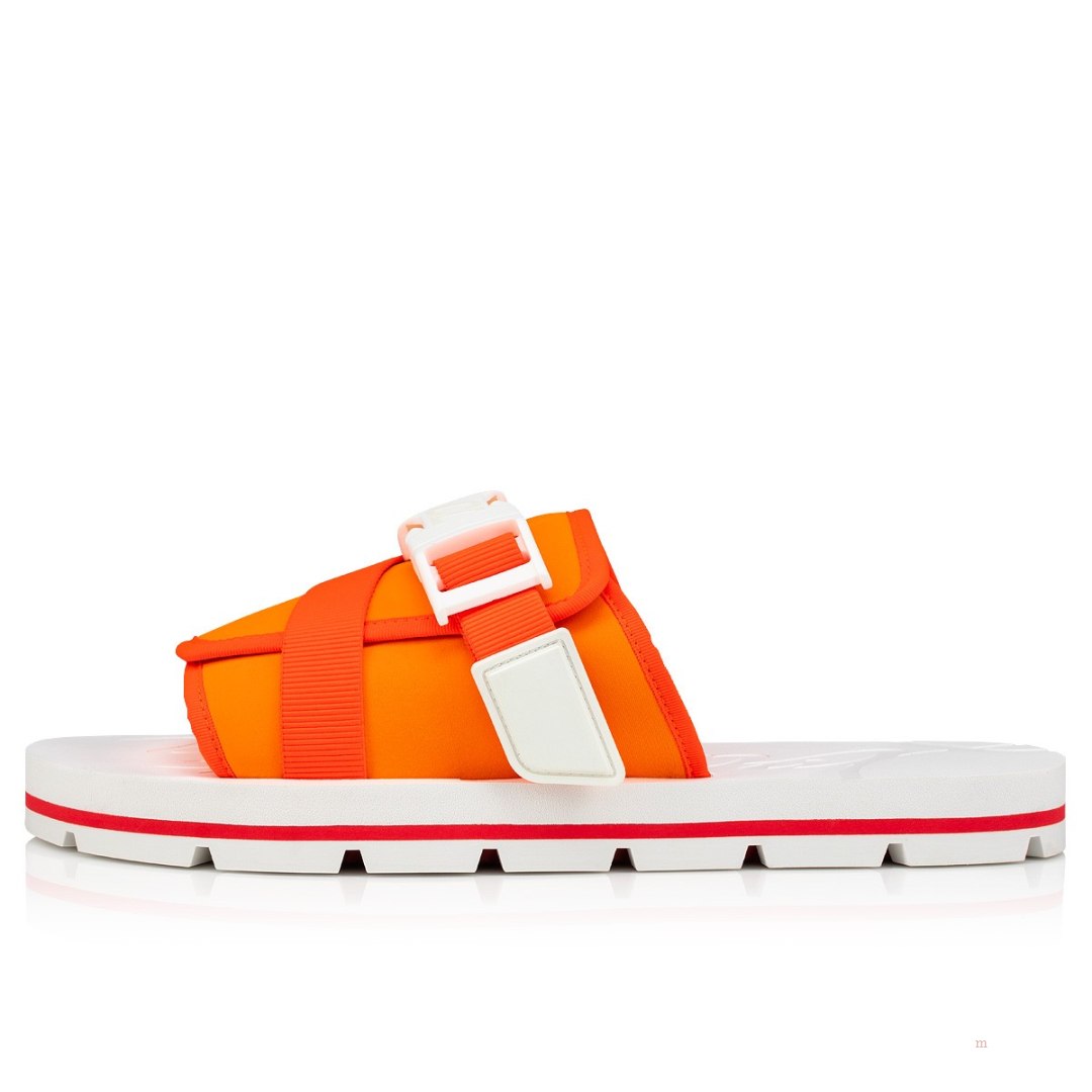 Christian Louboutin Siwa Clip Men's Sandals Orange | EMCJID293