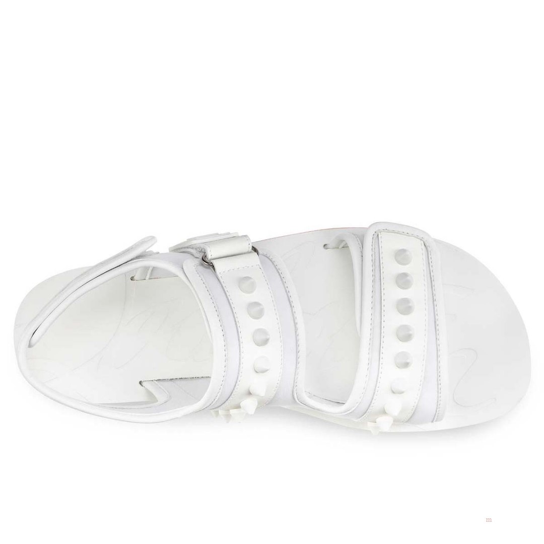 Christian Louboutin Siwa Men's Sandals White | MGVSED643